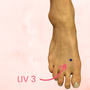 liver 3 acupuncture point